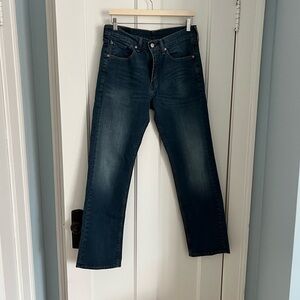 Levi’s Men's Dark Blue Straight Leg Jeans 31/32